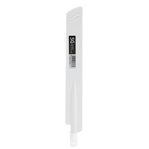 WLAN-Antenne, Omnidirektionale Vollband-5G-Antennenrouter, Drahtlose Überwachung, ABS 18 DBi (schwarz), Antenne (Weiss) von FTVOGUE