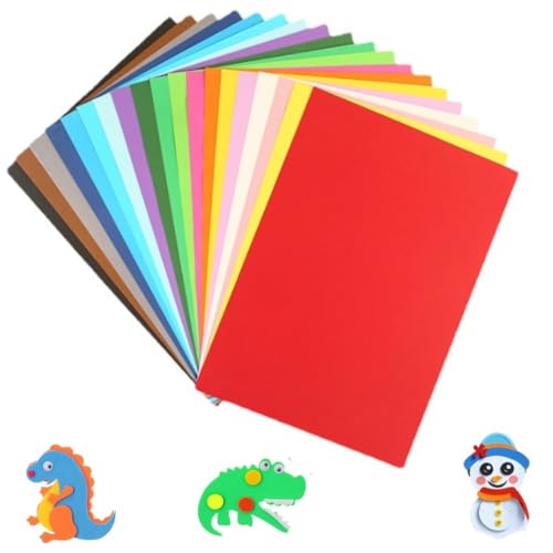 FTXanty Schaumstoffplatte Bunt 20 Pcs Moosgummi zum Basteln 300mm x 200mm x 1.8mm Flexible Eva Schaumstoffplatte für DIY Basteln Geburtstag Weihnachten FTXanty Schaumstoffplatte Bunt 20 Pcs Moosgummi zum Basteln 300mm x 200mm x 1.8mm Flexible Eva Schaumstoffplatte für DIY Basteln Geburtstag Weihnachten von FTXanty