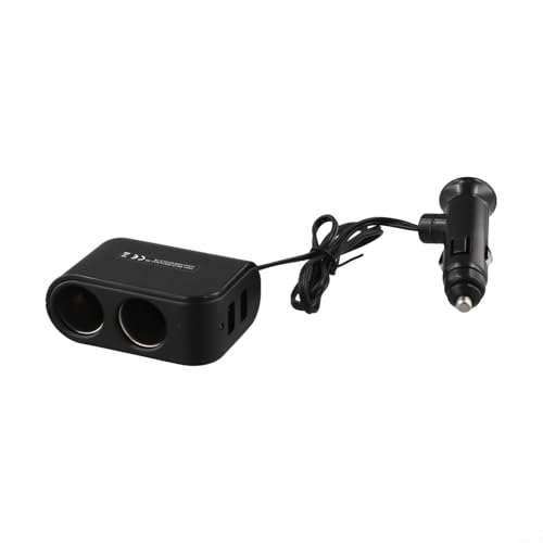 FUANA 12 V Dual USB Auto-Adapter Verteiler mehrere Doppelwagen für Kamera Instrumentenkamera GPS-Telefon (1 PCS) von FUANA