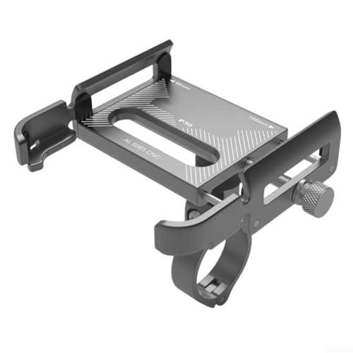 FUANA Robuste P30-Handyhalterung aus Aluminiumlegierung mit verbesserten Schutzfunktionen für sicheres Navigieren (Titan) von FUANA