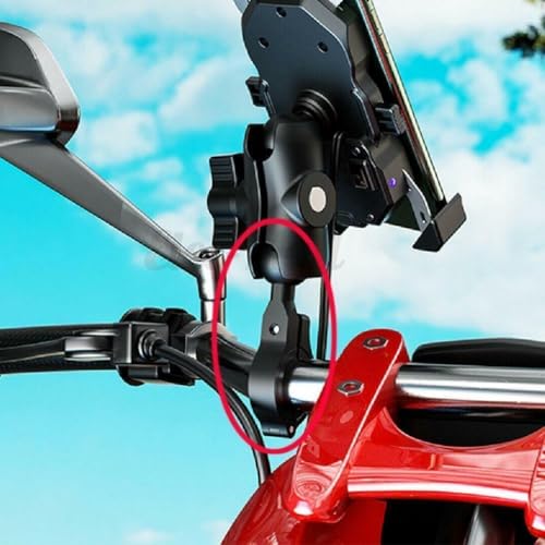 Hochwertige Aluminium-Motorrad-Lenkerklemme mit 2,5 cm Kugel-Kompatibilität für Gadgets Hochwertige Aluminium-Motorrad-Lenkerklemme mit 2,5 cm Kugel-Kompatibilität für Gadgets von FUANA