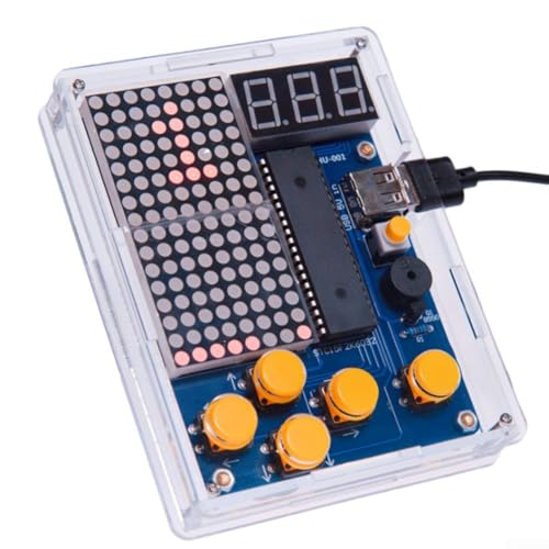 Interaktive DIY Electronics Project 51 Mikrocontroller Spielekonsole mit benutzerdefinierten Funktionen (B ) von FUANA