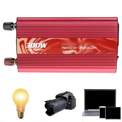 300W Wechselrichter mit USB Ladeanschluss für Camping und Outdoor Netzteil (300W 220V) von FUBESK