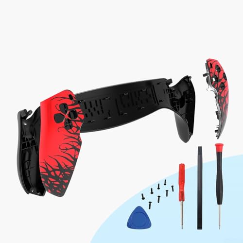 Drücken Sie Ihren Stil mit stilvollen Frontplatten und schützendem Gehäuse für Playstation Portal aus (rot) von FUBESK