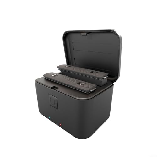 FUBESK Dual-Ladegerät für Insta360 X5-Kamera, effizientes Schnellladezubehör, kompaktes ABS-Design, tragbar, 7,555 cm Größe, stilvolles Schwarz FUBESK Dual-Ladegerät für Insta360 X5-Kamera, effizientes Schnellladezubehör, kompaktes ABS-Design, tragbar, 7,555 cm Größe, stilvolles Schwarz von FUBESK