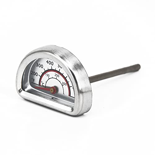 FUBESK Grill- / Holzkohlegrill, Temperaturanzeige, Ersatz-Edelstahl-Grillthermometer, Wärmeanzeige für Fleisch, Kochen, Schwein, Lamm, Rindfleisch von FUBESK