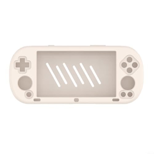 FUBESK Silikon-Schutzhülle für Trimui Smart Pro, stoßfeste Anti-Fall-Abdeckungen für Handheld-Spielkonsole (weiß) von FUBESK