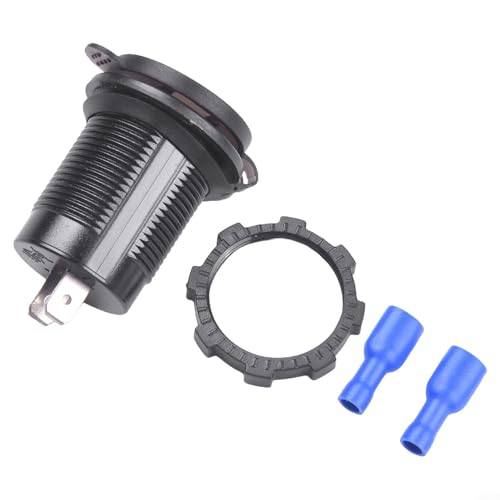 Retrofit USB Autoladegerät mit Voltmeter, LED-Anzeige, Schalter, Dual QC 3 0 von FUBESK