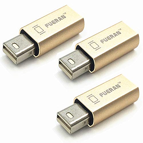 FUERAN Dummy Plug Headless Ghost Display Emulator Premium Aluminum PC（Fit Headless-1920x1080 New 4RD@60Hz） (Mini DP-3P) von FUERAN