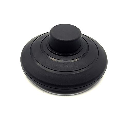 FUJIE 1 Stück Fußtretschalter Schwarz Rundkabel Fußschalter 250V/2A für Stehleuchten und Tischleuchten FUJIE 1 Stück Fußtretschalter Schwarz Rundkabel Fußschalter 250V/2A für Stehleuchten und Tischleuchten von FUJIE