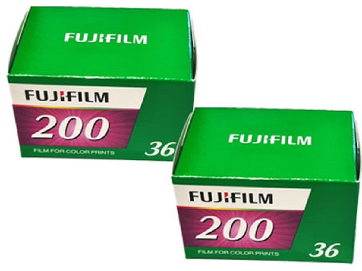 FUJIFILM 2 x Fujifilm 200 EC EU 36EX Speed Film für Superzoom-Kamera von FUJIFILM