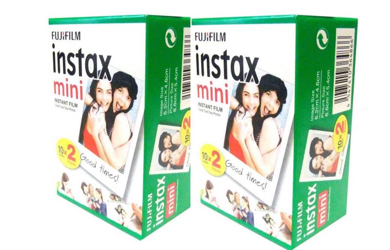 FUJIFILM 2x Fuji Instax Mini Film Doppelpack für Sofortbildkamera von FUJIFILM