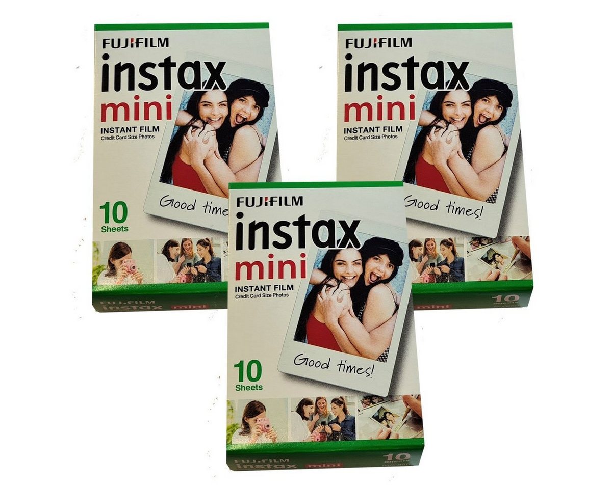 FUJIFILM 3 x Fuji Instax Mini Film je 10 Bilder für Sofortbildkamera von FUJIFILM