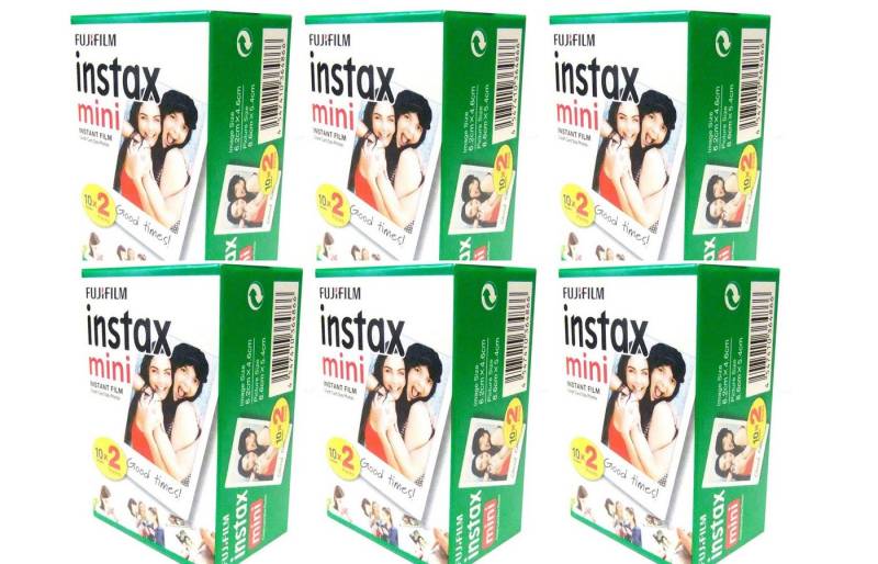 FUJIFILM 6x Fuji Instax Mini Film Doppelpack für Sofortbildkamera von FUJIFILM