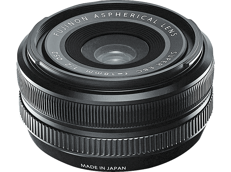 FUJIFILM FUJINON XF18mm F2 R - 18 mm f/2 (Objektiv für Fuji X-Mount, Schwarz) von FUJIFILM