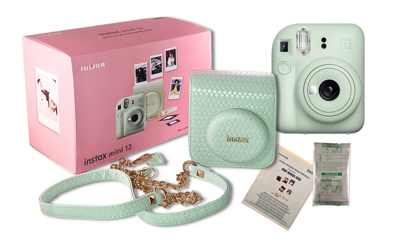 FUJIFILM Fujifilm Instax Mini 12 - Mintgrün Bundle Sofortbildkamera FUJIFILM Fujifilm Instax Mini 12 - Mintgrün Bundle Sofortbildkamera von FUJIFILM
