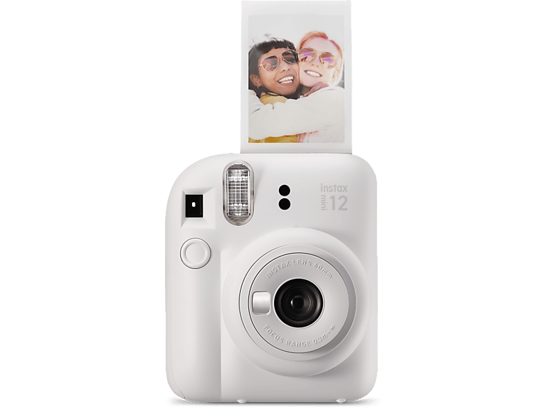 FUJIFILM INSTAX mini 12 Sofortbildkamera, Clay White von FUJIFILM