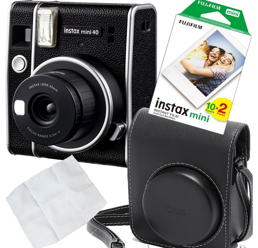 FUJIFILM Instax Mini 40 schwarz Sofortbildkamera Set Angebot Sofortbildkamera von FUJIFILM