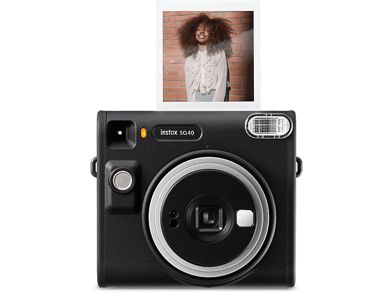 FUJIFILM Instax Square SQ40 Sofortbildkamera, Black von FUJIFILM