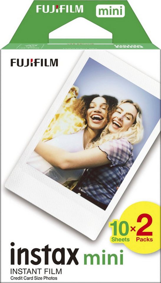 FUJIFILM Sofortbildfilm Instax Mini Film Doppelpack, 20 (Packung 2-St) von FUJIFILM