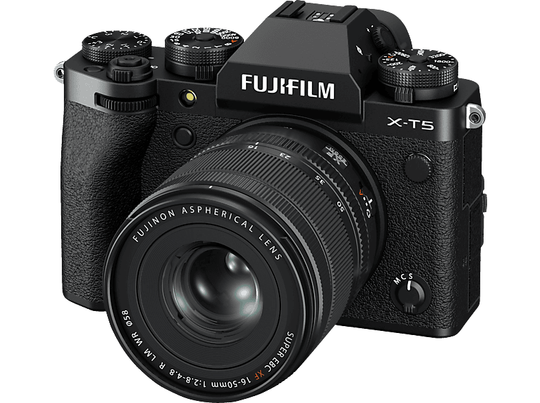 FUJIFILM X-T5 + XF16-50MMF2.8-4 R LM OIS Kit Spiegellose Systemkamera mit Objektiv 16-50 mm, 7,62 cm Display FUJIFILM X-T5 + XF16-50MMF2.8-4 R LM OIS Kit Spiegellose Systemkamera mit Objektiv 16-50 mm, 7,62 cm Display von FUJIFILM