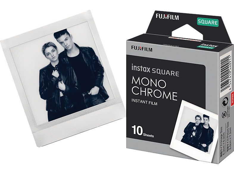 FUJIFILM instax SQUARE Film Monochrome Sofortbildfilm FUJIFILM instax SQUARE Film Monochrome Sofortbildfilm von FUJIFILM