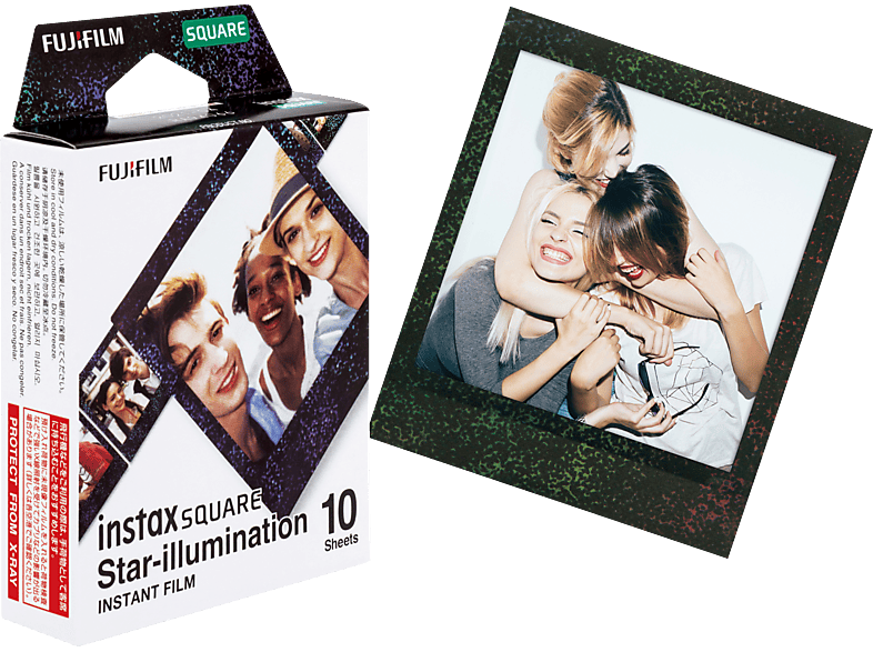 FUJIFILM instax SQUARE Film Star Illumination Sofortbildfilm von FUJIFILM