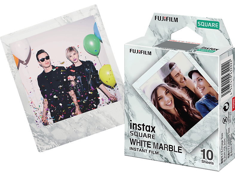FUJIFILM instax SQUARE Film White Marble Sofortbildfilm FUJIFILM instax SQUARE Film White Marble Sofortbildfilm von FUJIFILM