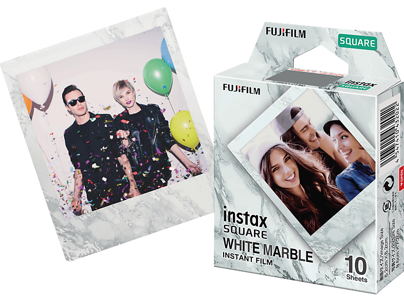 FUJIFILM instax SQUARE Film White Marble Sofortbildfilm von FUJIFILM