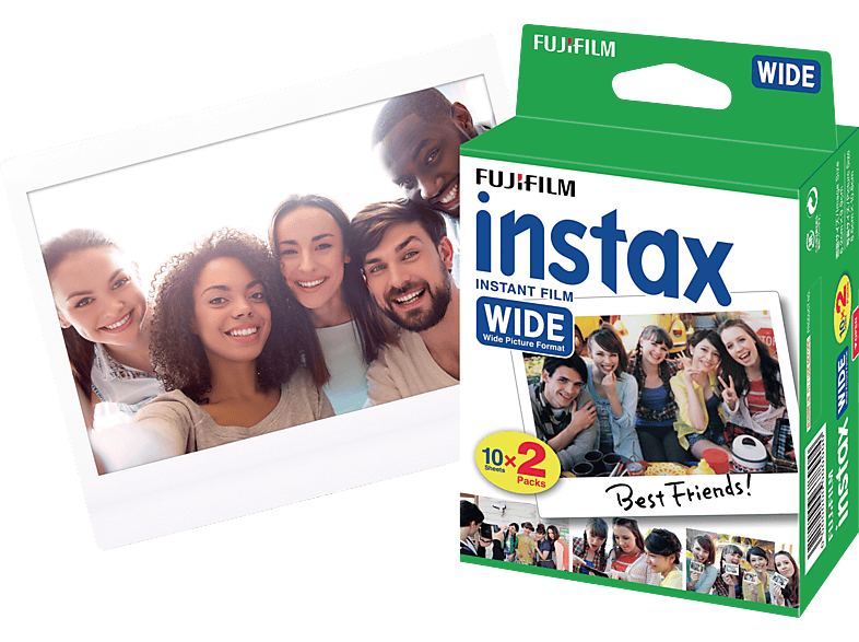 FUJIFILM instax WIDE Film Doppelpack Sofortbildfilm von FUJIFILM