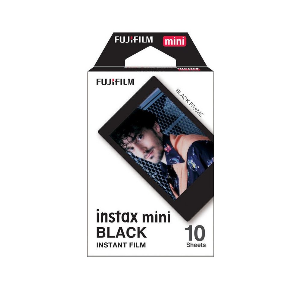 FUJIFILM instax mini Film, Black Frame (10 Bilder) Sofortbildkamera von FUJIFILM