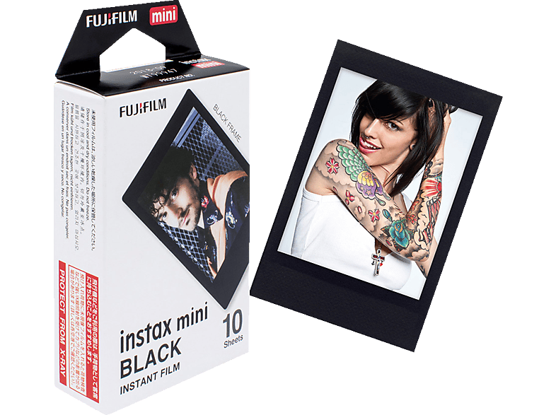 FUJIFILM instax mini Film Black Frame Sofortbildfilm von FUJIFILM