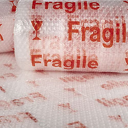 Transparente Blase (Fragil) bedruckt 0,6 x 5 m (R) von FUN AND GO