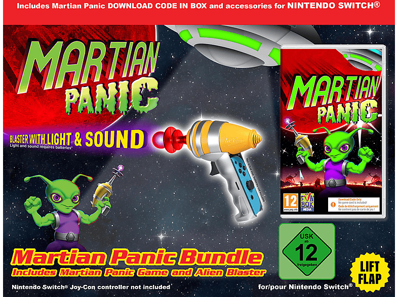 Martian Panic Bundle inkl. Alien Blaster - [Nintendo Switch] von FUNBOX