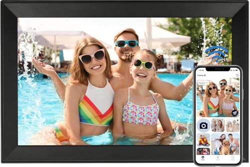 FUNCARE Digitaler Bilderrahmen WLAN 15.6 Zoll, 1280x800 IPS Touchscreen Photo Frame, 32GB Speicher, Automatische Drehung, Wandmontagefähig, Gemeinsamen Nutzung von Fotos und Videos FUNCARE Digitaler Bilderrahmen WLAN 15.6 Zoll, 1280x800 IPS Touchscreen Photo Frame, 32GB Speicher, Automatische Drehung, Wandmontagefähig, Gemeinsamen Nutzung von Fotos und Videos von FUNCARE