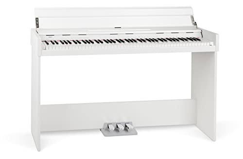 FunKey DP-1088 WM Digitalpiano - Schlankes Keyboard im Digitalpiano-Design - 88 anschlagdynamische Keyboard-Tasten, 128-fach polyphon - 20 Sounds - Twinova-, Split- und Dual-Funktion - Weiß matt FunKey DP-1088 WM Digitalpiano - Schlankes Keyboard im Digitalpiano-Design - 88 anschlagdynamische Keyboard-Tasten, 128-fach polyphon - 20 Sounds - Twinova-, Split- und Dual-Funktion - Weiß matt von FUNKEY