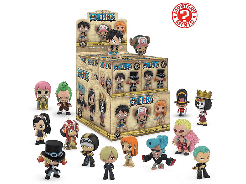 FUNKO FUNKO! One Piece Figuren S1 Mystery Mini Blindbox 12er Display, 9 cm Eiinzelartikel Sammelfiguren von FUNKO