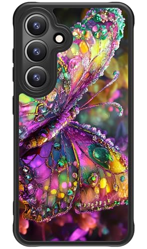 FUNMIKO Niedliche Handyhülle für Samsung Galaxy S25, kabelloses Laden, trendiges Wildblumen-Design für Frauen, Mädchen, rutschfest, durchscheinend, matt, Hardcover, stoßfeste Ecken, lebendiger FUNMIKO Niedliche Handyhülle für Samsung Galaxy S25, kabelloses Laden, trendiges Wildblumen-Design für Frauen, Mädchen, rutschfest, durchscheinend, matt, Hardcover, stoßfeste Ecken, lebendiger von FUNMIKO