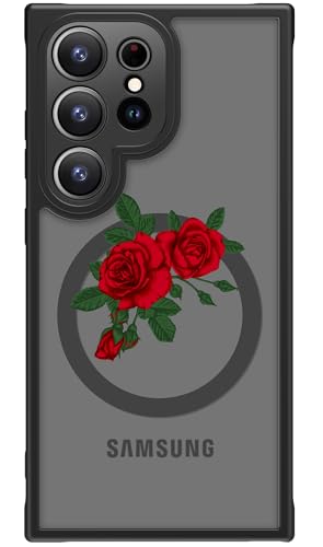 FUNMIKO Niedliche Handyhülle für Samsung Galaxy S25 Ultra – Kabelloses Laden – Trendiges Wildblumen-Design für Frauen Mädchen – rutschfeste durchscheinende matte Hartschale mit stoßfesten Ecken FUNMIKO Niedliche Handyhülle für Samsung Galaxy S25 Ultra – Kabelloses Laden – Trendiges Wildblumen-Design für Frauen Mädchen – rutschfeste durchscheinende matte Hartschale mit stoßfesten Ecken von FUNMIKO