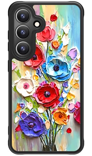 FUNMIKO Schutzhülle für Samsung Galaxy S25 Plus, kabelloses Laden, militärischer Schutz, Wildblumen-Design für Frauen, Mädchen, matte Abdeckung, stoßdämpfende Ecken, abstrakte Blumen FUNMIKO Schutzhülle für Samsung Galaxy S25 Plus, kabelloses Laden, militärischer Schutz, Wildblumen-Design für Frauen, Mädchen, matte Abdeckung, stoßdämpfende Ecken, abstrakte Blumen von FUNMIKO