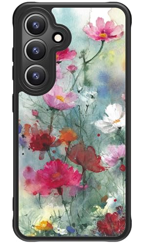 FUNMIKO Schutzhülle für Samsung Galaxy S25 Plus, kabelloses Laden, militärischer Schutz, Wildblumen-Design für Frauen, Mädchen, matte Abdeckung, stoßdämpfende Ecken, verträumte Blumen FUNMIKO Schutzhülle für Samsung Galaxy S25 Plus, kabelloses Laden, militärischer Schutz, Wildblumen-Design für Frauen, Mädchen, matte Abdeckung, stoßdämpfende Ecken, verträumte Blumen von FUNMIKO