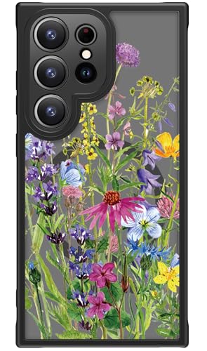 FUNMIKO Schutzhülle für Samsung Galaxy S25 Ultra, kabelloses Laden, militärischer Schutz, Wildblumen-Design für Frauen, Mädchen, matte Abdeckung, stoßdämpfende Ecken, Wildblumen-Cluster FUNMIKO Schutzhülle für Samsung Galaxy S25 Ultra, kabelloses Laden, militärischer Schutz, Wildblumen-Design für Frauen, Mädchen, matte Abdeckung, stoßdämpfende Ecken, Wildblumen-Cluster von FUNMIKO