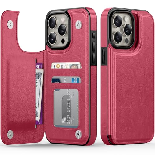 FUNMIKO Schutzhülle für iPhone 15 Pro, Brieftaschenformat, mit Kartenhalter und Geldclip, RFID-blockierend, Fallschutz in Militärqualität, UV-gedrucktes Kunstwerk, Magnetverschluss mit Lederständer FUNMIKO Schutzhülle für iPhone 15 Pro, Brieftaschenformat, mit Kartenhalter und Geldclip, RFID-blockierend, Fallschutz in Militärqualität, UV-gedrucktes Kunstwerk, Magnetverschluss mit Lederständer von FUNMIKO
