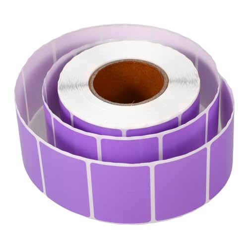 FUNNETOYU 1 Rolle Farbiges Thermoetikettenpapier druckbar Etikettpapier Farbe thermisches Etikett Klebeetiketten Aufkleber drucker Versandetikettenpapier Klebungspapier Thermopapier Violett FUNNETOYU 1 Rolle Farbiges Thermoetikettenpapier druckbar Etikettpapier Farbe thermisches Etikett Klebeetiketten Aufkleber drucker Versandetikettenpapier Klebungspapier Thermopapier Violett von FUNNETOYU
