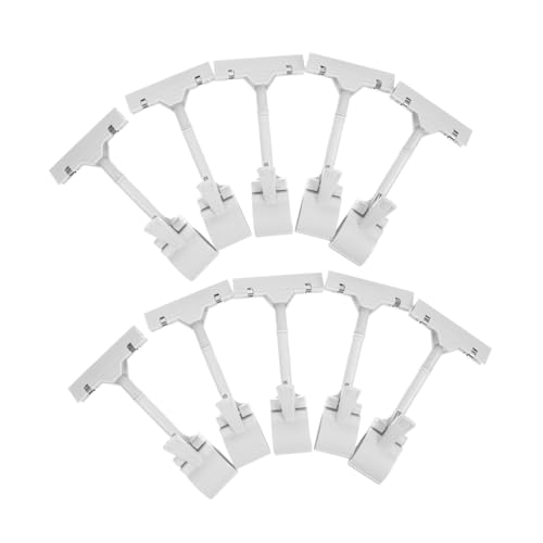 FUNNETOYU 10 Stück Anzeigenordner Stichworte Für Pop Schild Steht Karte Party Etikett Hängend Stand Clips Regal Zeichencliphalter Werbeständer Weiß Pp FUNNETOYU 10 Stück Anzeigenordner Stichworte Für Pop Schild Steht Karte Party Etikett Hängend Stand Clips Regal Zeichencliphalter Werbeständer Weiß Pp von FUNNETOYU