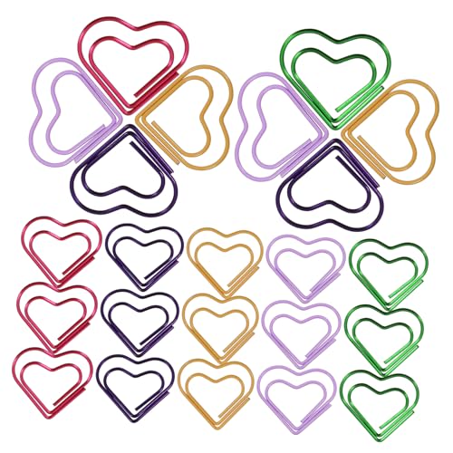 FUNNETOYU 100 Stück Herz Lesezeichen farbig Schlüssel Farbe Form Büroklammern rechnungen fixieren büroklammer Befestigungsclips für Dokumente Dokumentpapierclips Datei-Clip Eisen FUNNETOYU 100 Stück Herz Lesezeichen farbig Schlüssel Farbe Form Büroklammern rechnungen fixieren büroklammer Befestigungsclips für Dokumente Dokumentpapierclips Datei-Clip Eisen von FUNNETOYU