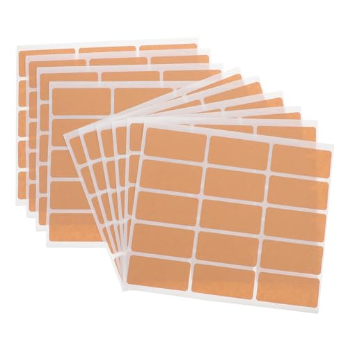 FUNNETOYU 150 Stück Gewürz Jar Mark -aufkleber Benutzerdefinierte Aufkleber Leer Planer -aufkleber Klebrig Etiketten Stichworte Rechteck Schild Klebstoff Mini-aufkleber Hellbraun Kraftpapier FUNNETOYU 150 Stück Gewürz Jar Mark -aufkleber Benutzerdefinierte Aufkleber Leer Planer -aufkleber Klebrig Etiketten Stichworte Rechteck Schild Klebstoff Mini-aufkleber Hellbraun Kraftpapier von FUNNETOYU