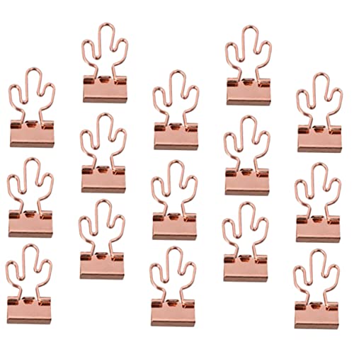 FUNNETOYU 15Stücke Teiliges Büroklammern Binder Clips Roségold Praktische und Kreative Papierbindemittel für Büro Schule und Zuhause Metallclips für Dokumente Quittungen FUNNETOYU 15Stücke Teiliges Büroklammern Binder Clips Roségold Praktische und Kreative Papierbindemittel für Büro Schule und Zuhause Metallclips für Dokumente Quittungen von FUNNETOYU
