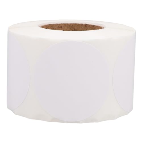 FUNNETOYU 1Rolle Bedruckbare Runde Aufkleberrolle Thermoetiketten für Etikettendrucker Leere Weiße für Lagerung Ordnung und Versand Wiederverwendbar Einfach FUNNETOYU 1Rolle Bedruckbare Runde Aufkleberrolle Thermoetiketten für Etikettendrucker Leere Weiße für Lagerung Ordnung und Versand Wiederverwendbar Einfach von FUNNETOYU