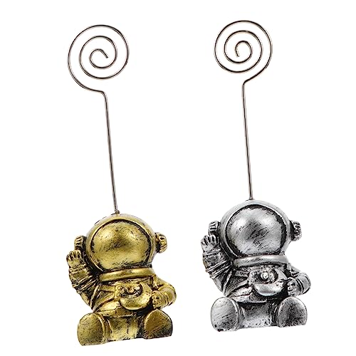 FUNNETOYU 1Satz Kreative Astronauten Fotoclips Tischkartenhalter für Hochzeit und Verlobungsfeiern Hochwertige Büroklammern Dekorative Memo Halter für Vielseitige FUNNETOYU 1Satz Kreative Astronauten Fotoclips Tischkartenhalter für Hochzeit und Verlobungsfeiern Hochwertige Büroklammern Dekorative Memo Halter für Vielseitige von FUNNETOYU